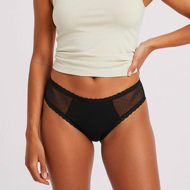 La Miranda - Culotte menstruelle absorbante - détails en dentelle