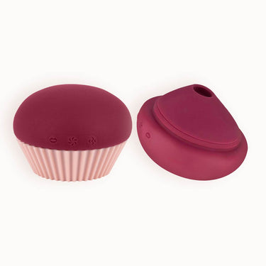 Cherry Cupcake – Stimolatore succhiaclitoride vibrante Cupcake alla ciliegia