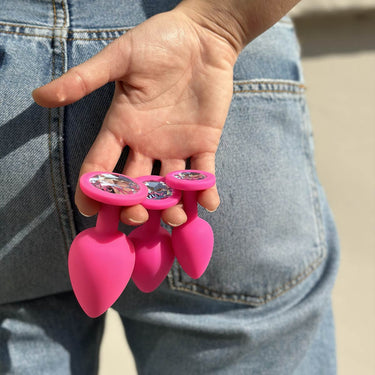 I 3 Porcelloni - Set di 3 anal plug con grandezza progressiva