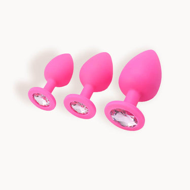 I 3 Porcelloni - Set di 3 anal plug con grandezza progressiva