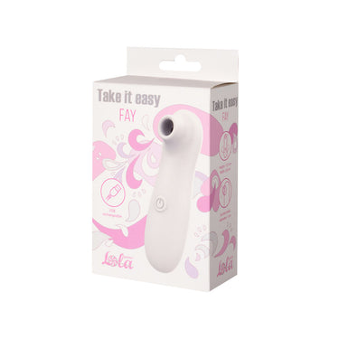 Stimolatore succhiaclitoride Take it Easy Fay - Bianco