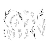 tattoo temporaneo linea fine