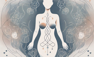 A symbolic representation of a woman's body