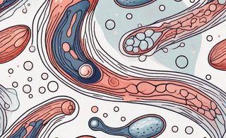 A microscopic view of sperm and seminal fluid