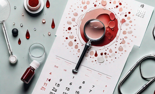 A calendar with symbolic droplets