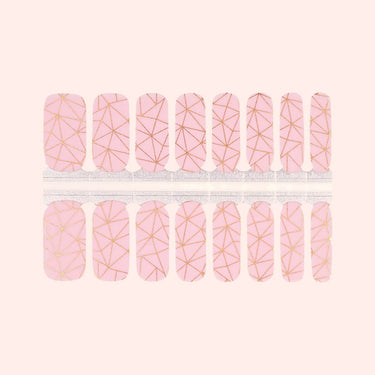 Golden Pink - Stickers unghie