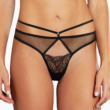 Slip Brasiliana - Yamamay Foliage - Nero