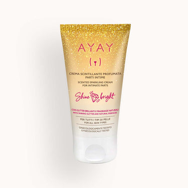 Crema scintillante profumata parti intime