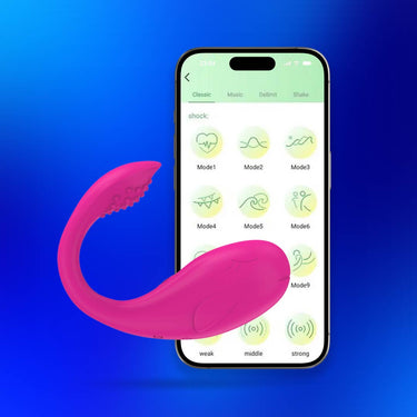 Curious Dolphin - Vibrateur à distance à double stimulation avec application