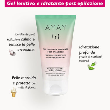 Gel lenitivo emolliente per parti intime - Post-epilazione e anti-irritazioni