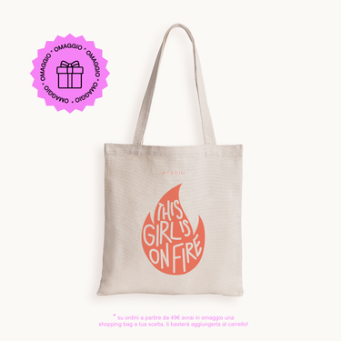 Shopping bag "Girl on fire"
