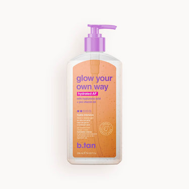 Glow your own way Hydrated AF - Gel autobronzant transparent pour le visage et le corps