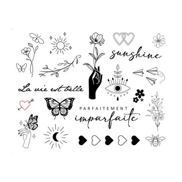 tatuaggio temporaneo artistico per adulti