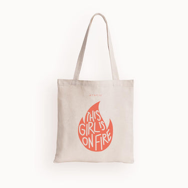 Shopping bag "Girl on fire"
