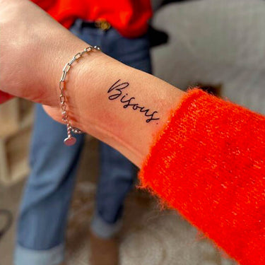 tatuaggio temporaneo scritta motivazionale