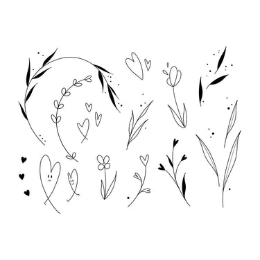 tattoo temporaneo linea fine