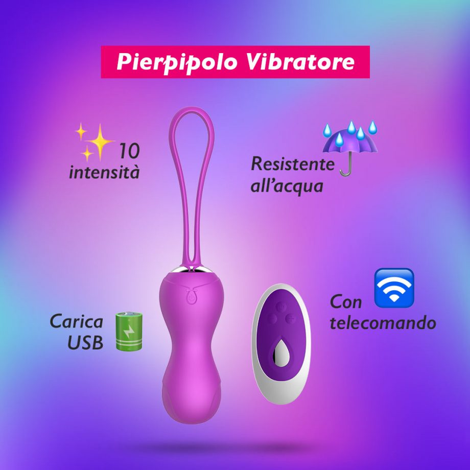 Pierpipolo - Mini-vibratore per coppie con telecomando - Ayay 2
