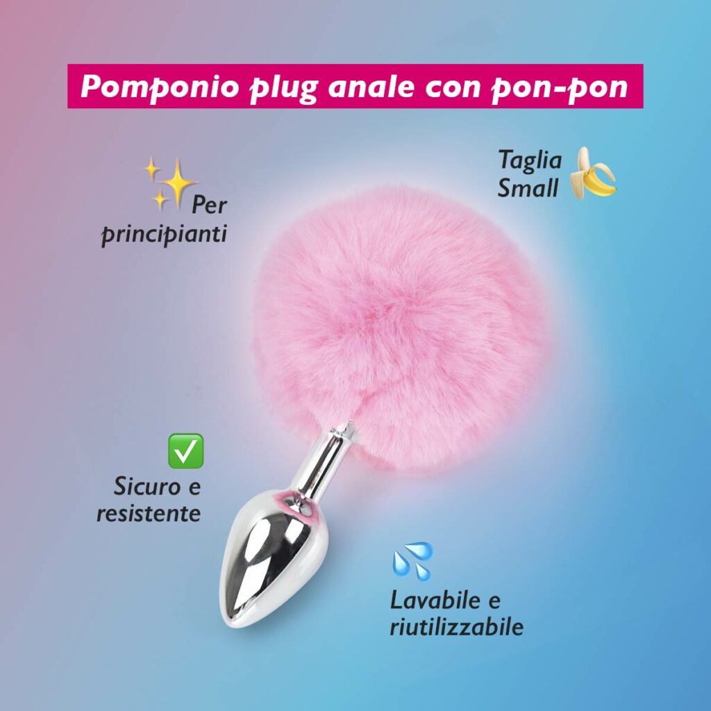 Pomponio - anal plug con pon-pon - Ayay 22