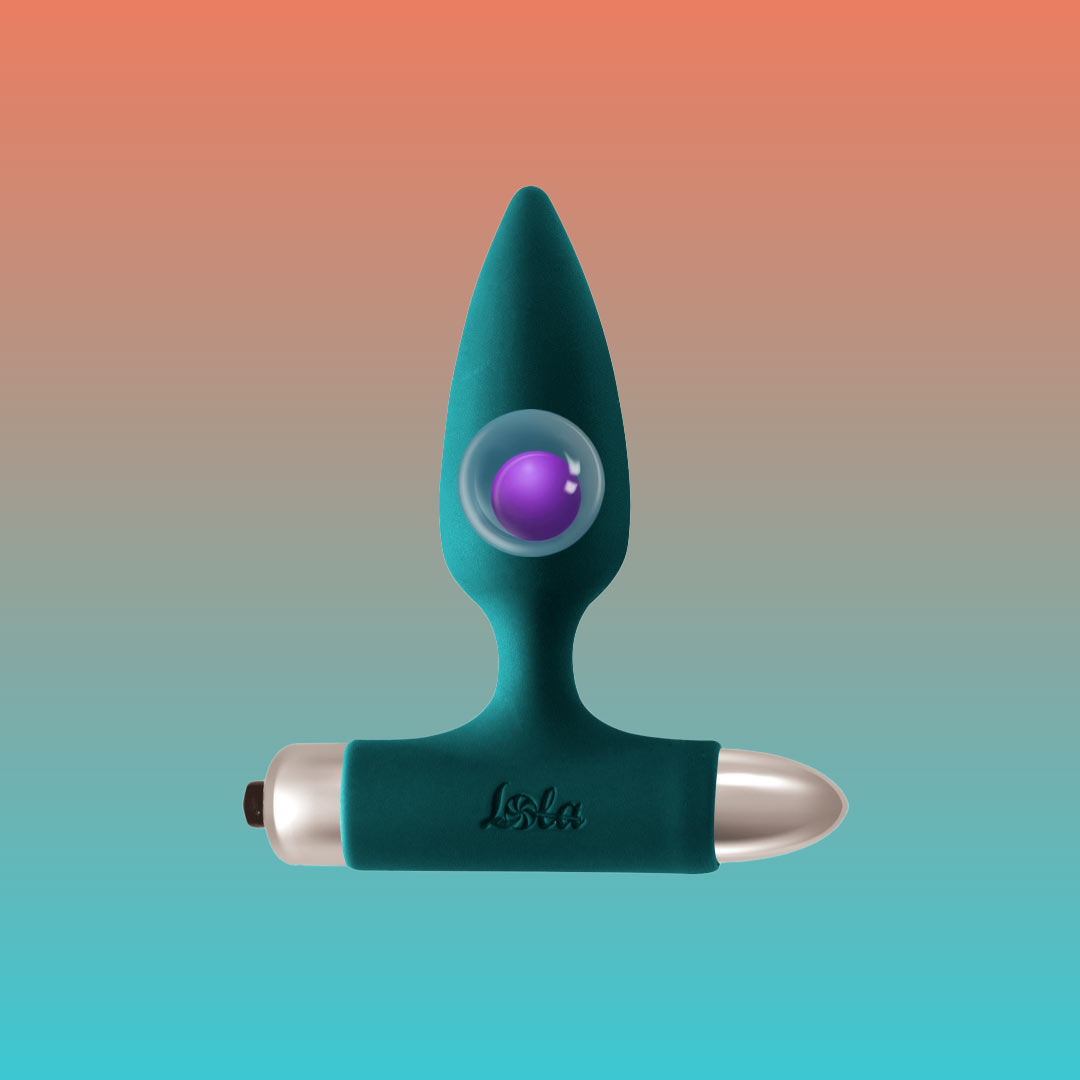 Pipino+ - Plug anale con bullet vibrante e pallina di metallo - Ayay
