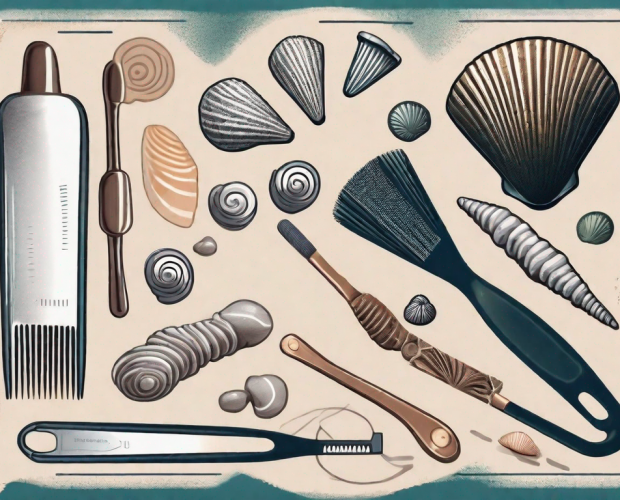 Various historical tools used for hair removal