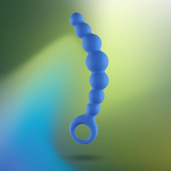 Catena flessibile con perline anali – Blu – 14,5cm